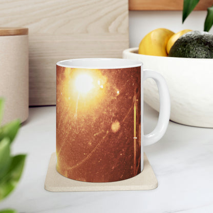 "Twinkle Snow Steps" - The Alien Ceramic Mug 11 oz