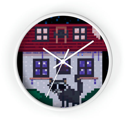 "Caper in the Mansion: A Raccoon's Adventure" - The Alien Wall Clock