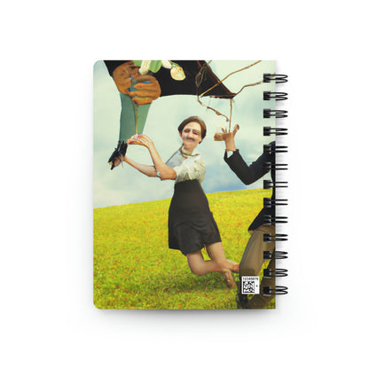 "A Kite Day in the Meadow" - The Alien Spiral Bound Journal