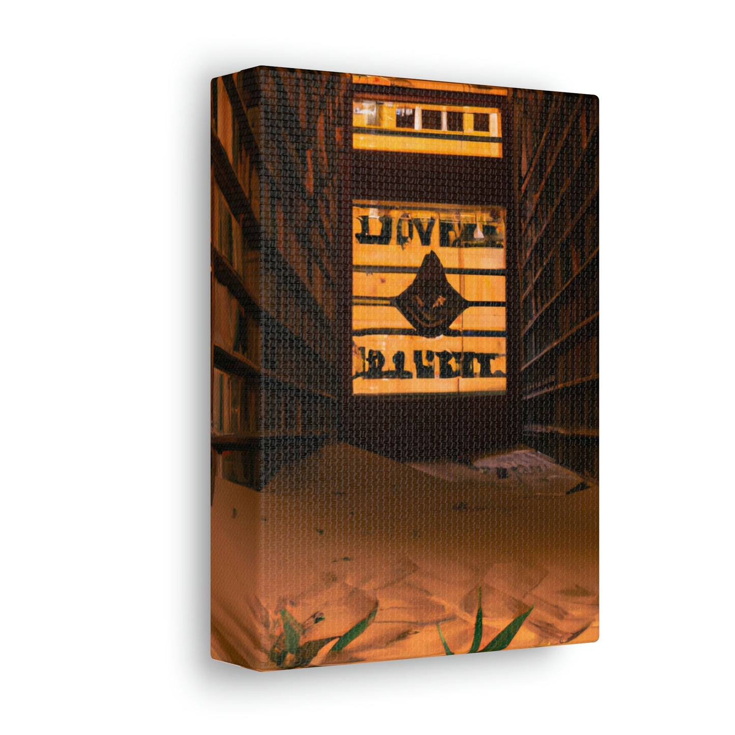 "La biblioteca olvidada del desierto" - The Alien Canva