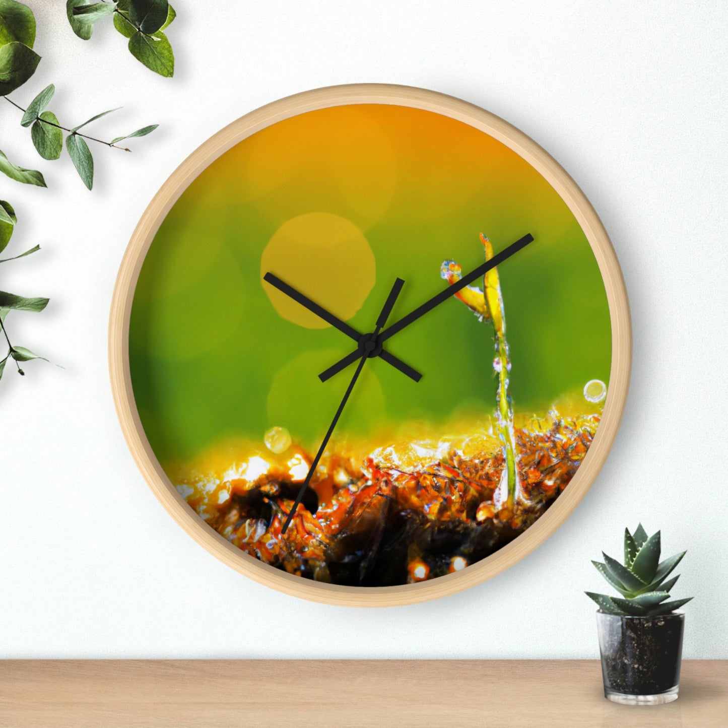 "Una linterna en la niebla". - El reloj de pared alienígena