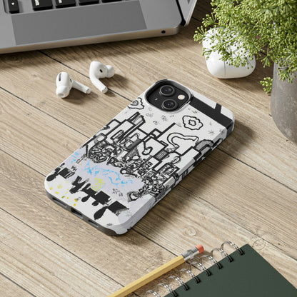 "Ghostly Haze: The Forgotten City". - The Alien Tough Phone Cases