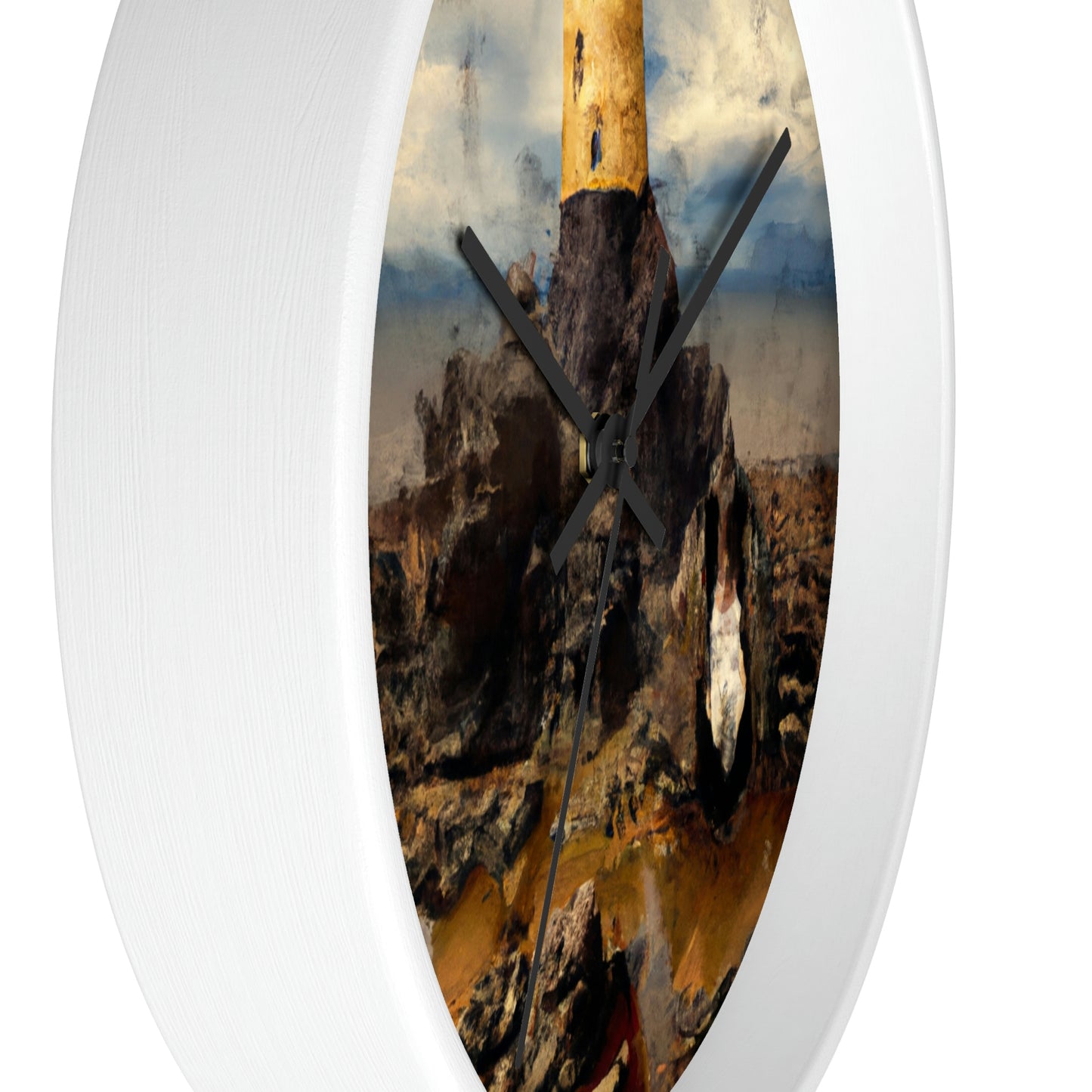 "Lonely Beacon on the Shore" - El reloj de pared alienígena