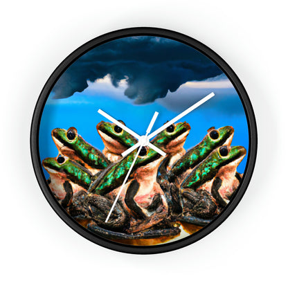 "A Frog Chorus in the Thunderstorm" - The Alien Wall Clock