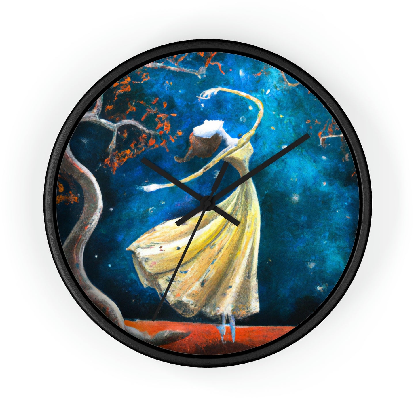 "A Starlight Ballerina" - The Alien Wall Clock