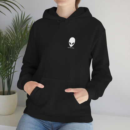 "Abandoned in the Glittering Night Sky" - Der Alien Unisex-Hoodie