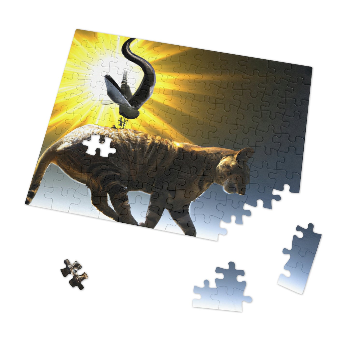 "A Purrfect Sunbeam Moment" - The Alien Jigsaw Puzzle