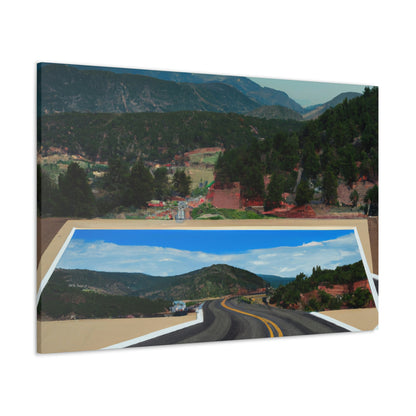 "The Art of the Open Road" - Canvas