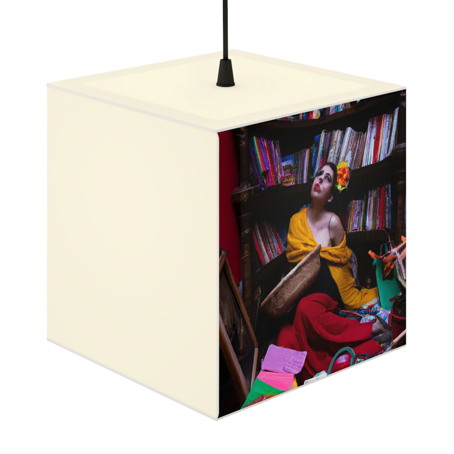 The Lost Library of the Magisters' Attic. - The Alien Light Cube Lamp