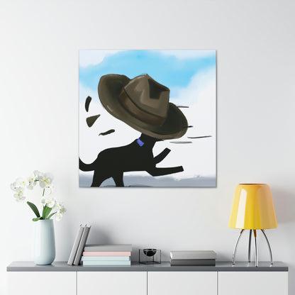 "The Hat Hunter" - Die Alien-Canva