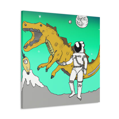 Dragons vs. Time Traveler - The Alien Canva