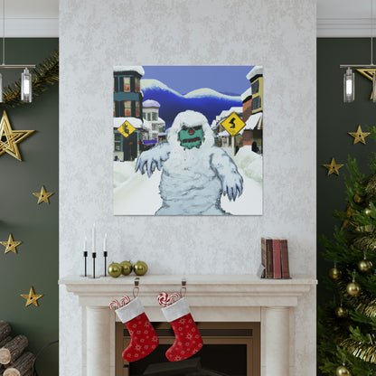 Frozen Terror: The Abominable Snowman's Reign - The Alien Canva