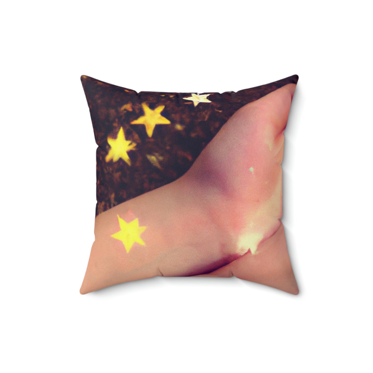 "A Starry Wish in My Pocket" - Das Alien Square Pillow