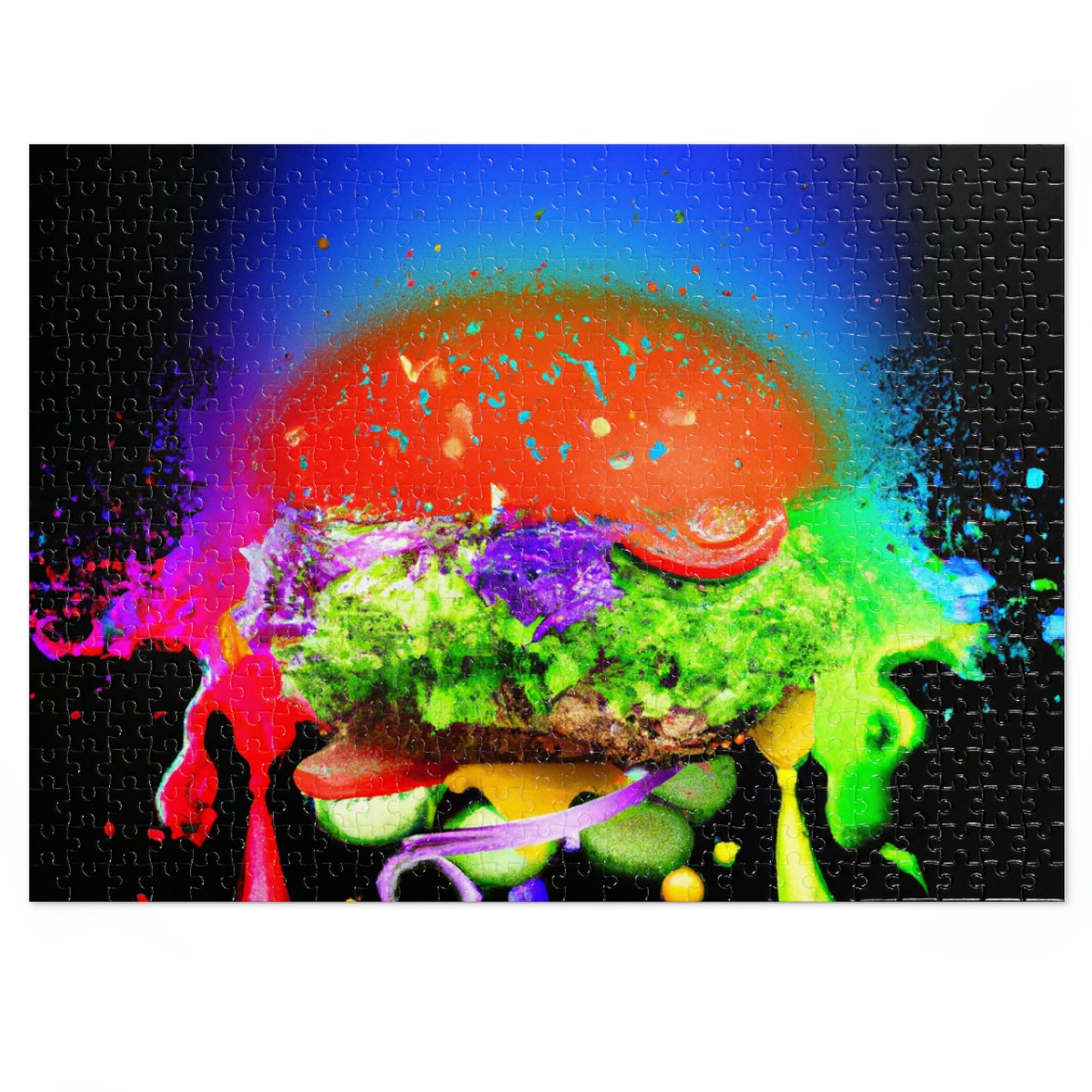 "Burger Rainbow" - Das Alien-Puzzle