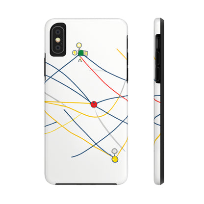 "Exploring the Dynamic Topology: Artful Visualization of a Network Structure." - The Alien Tough Phone Cases