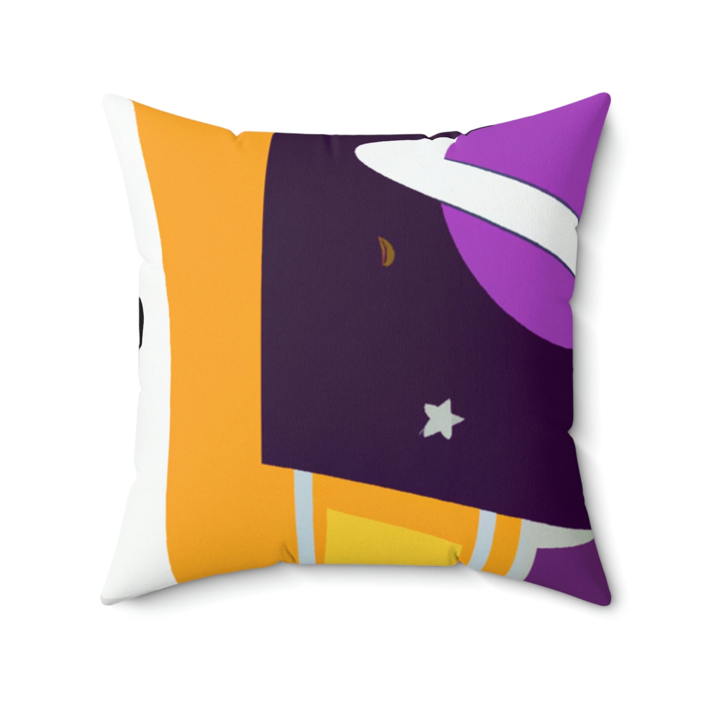 "A Voyage of Celestial Smiles" - The Alien Square Pillow