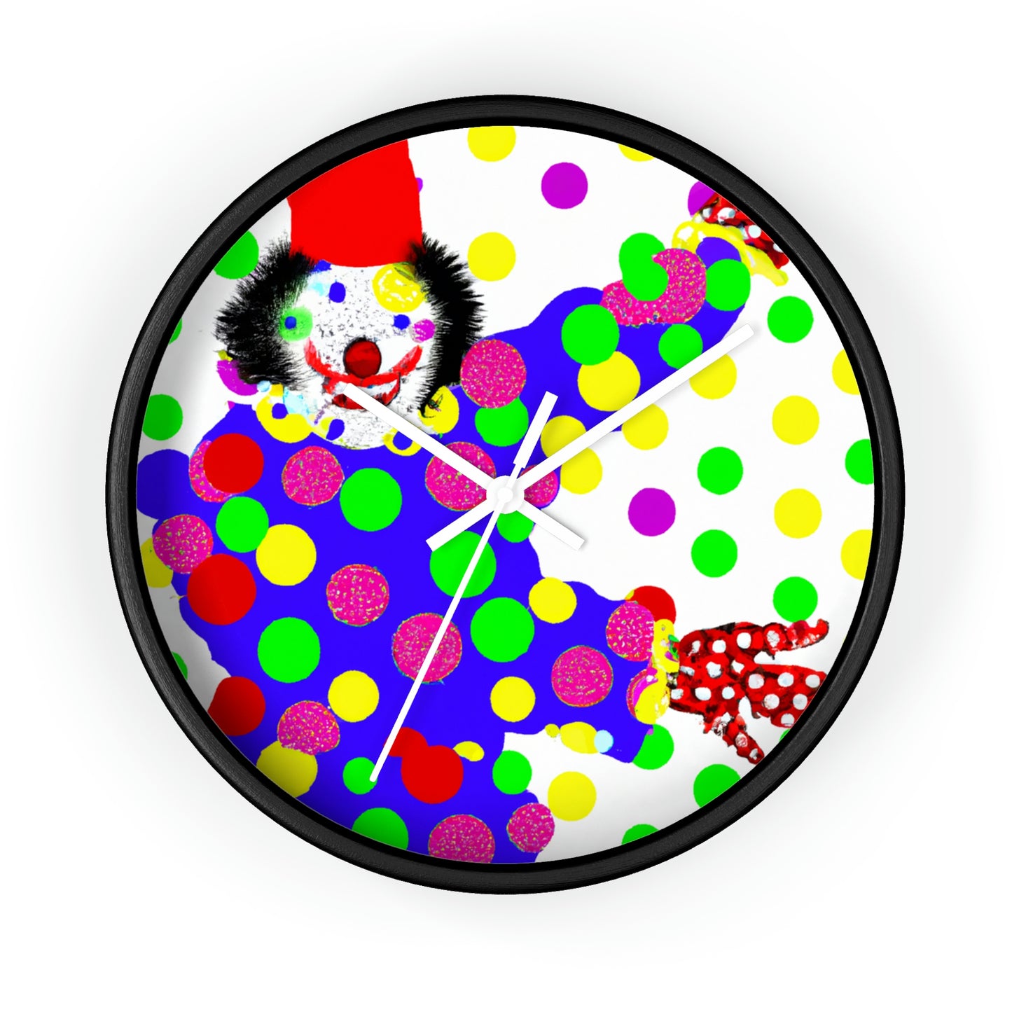 "Clowning Around in the Cold: A Winter Glove Story" - The Alien Wall Clock