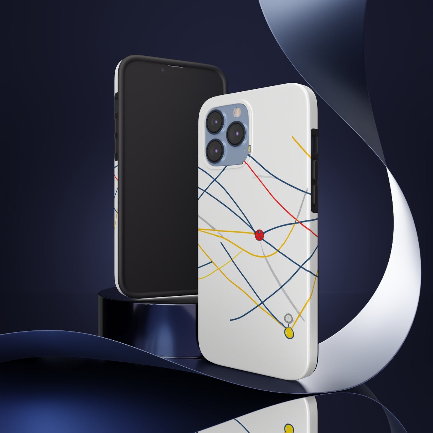 "Exploring the Dynamic Topology: Artful Visualization of a Network Structure." - The Alien Tough Phone Cases