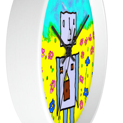 "A Small Miracle in a Sea of Flowers" - The Alien Wall Clock