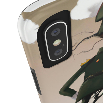 "Courage Against Despair: A Soldier's Triumph" - The Alien Tough Phone Cases