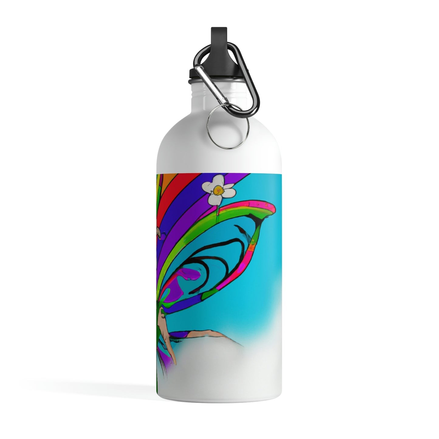 Rainbow Mischief Fairy - La botella de agua de acero inoxidable alienígena