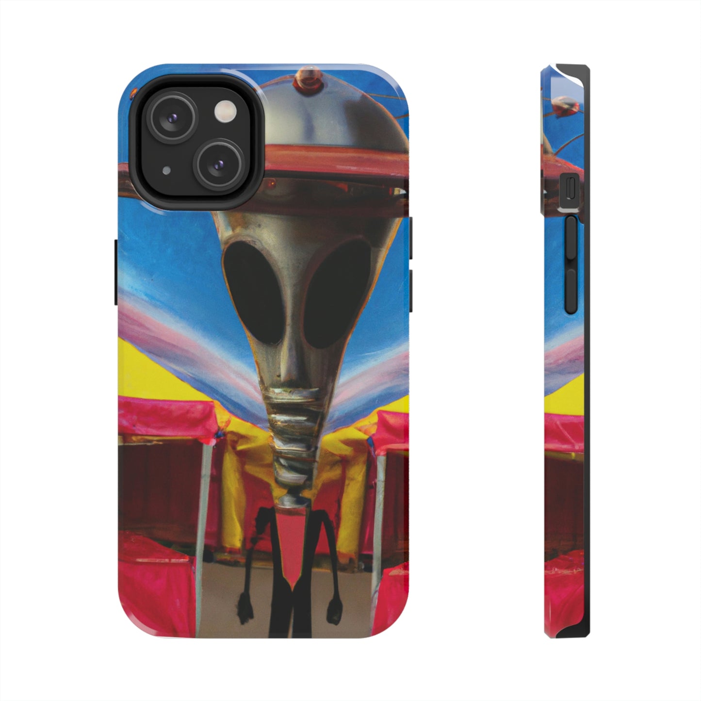 "Fair Invaders: A Cosmic Crash Course" - The Alien Tough Phone Cases