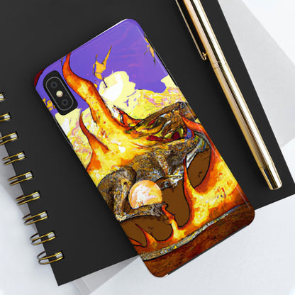 „Ein schlummernder Drache in höllischer Umarmung“ – The Alien Tough Phone Cases