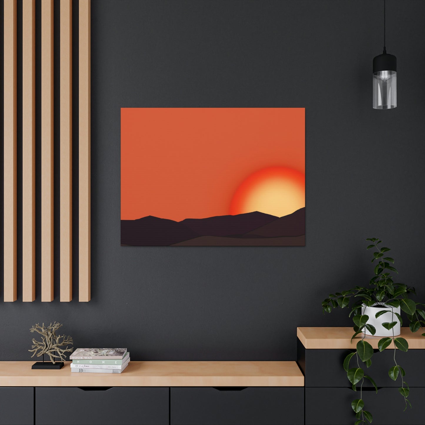 Sunset Artist. - Canvas