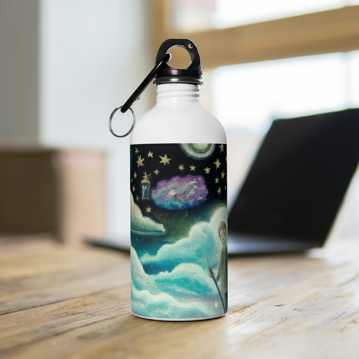 "A Sea of Diamonds in the Night" - The Alien Stainless Steel Water Bottle