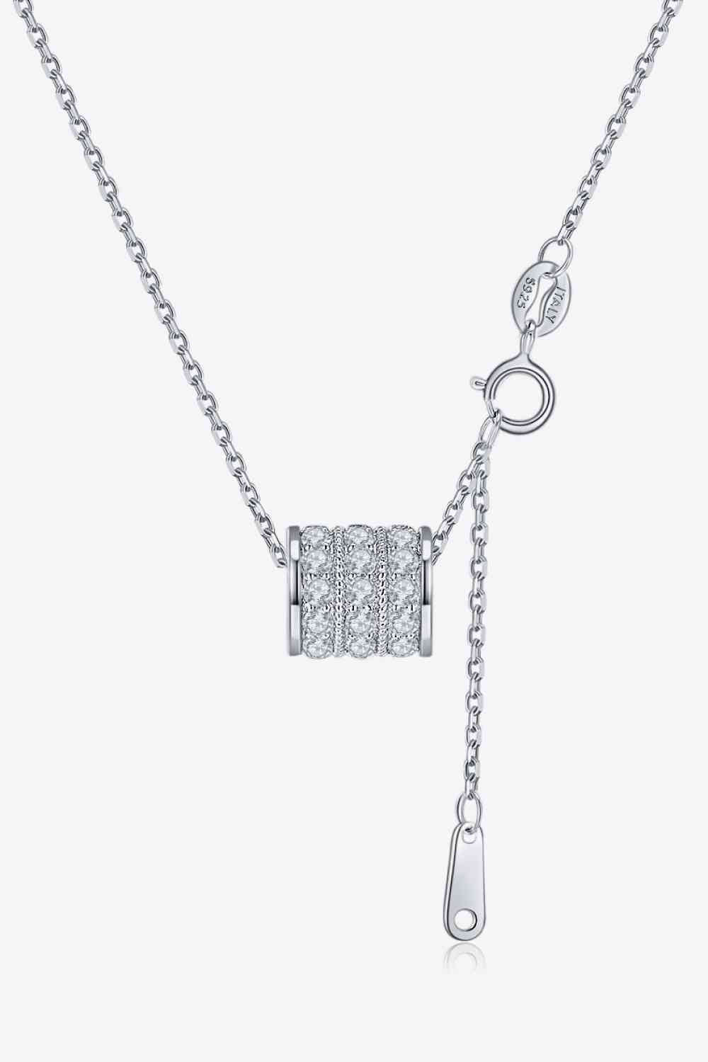 Moissanit-Halskette aus 925er-Sterlingsilber