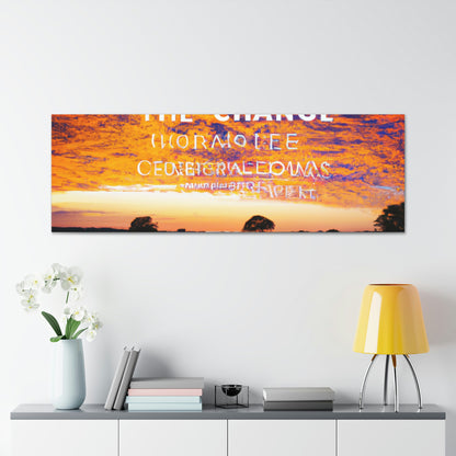 "The Rising Sun of Change" - Canvas