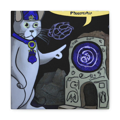 The Mystery Time Traveller Cat - The Alien Canva