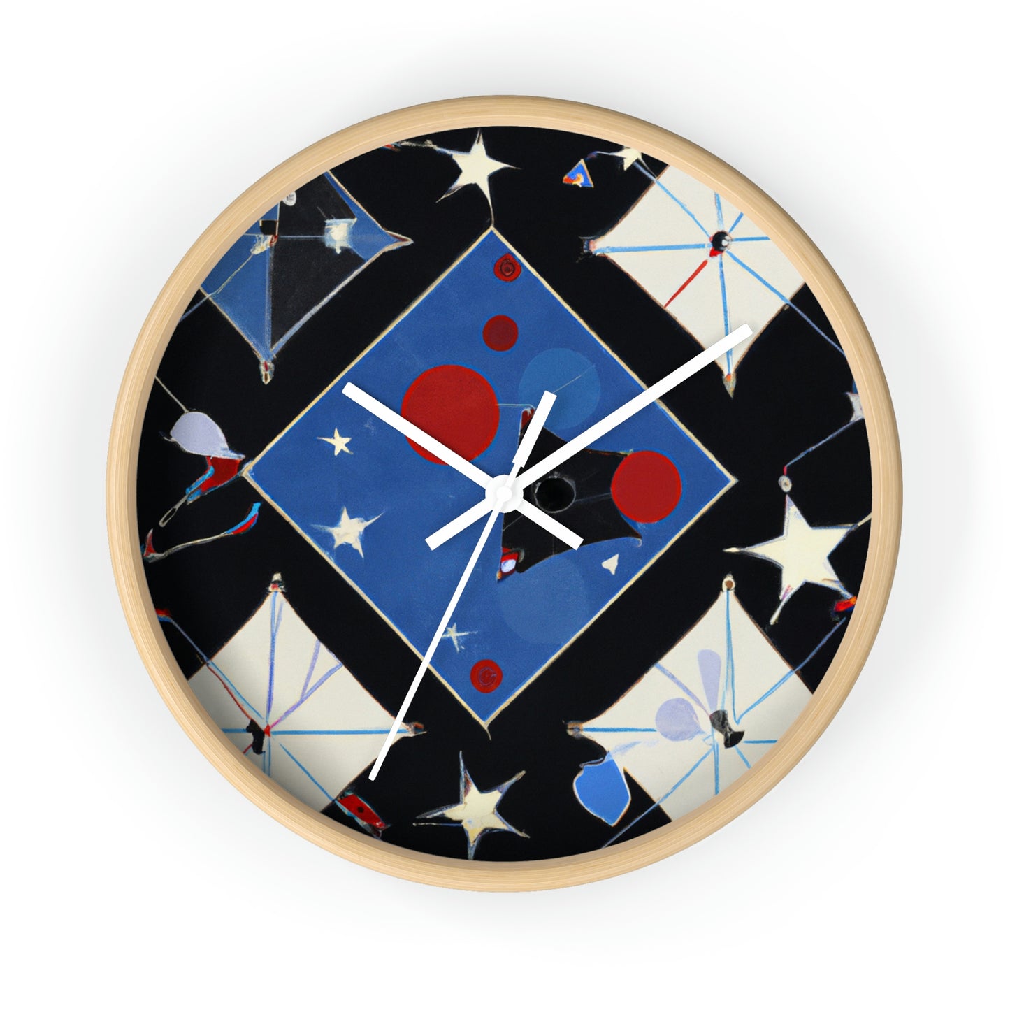 "Kites Illuminating the Starry Sky" - Die Alien-Wanduhr