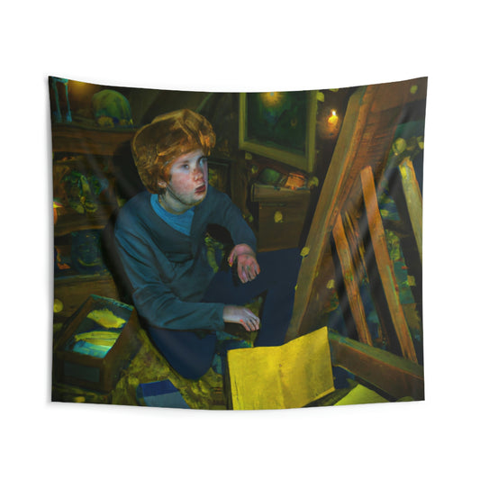 The Attic's Secrets: A Tale of Magic and Redemption - The Alien Wall Tapestries