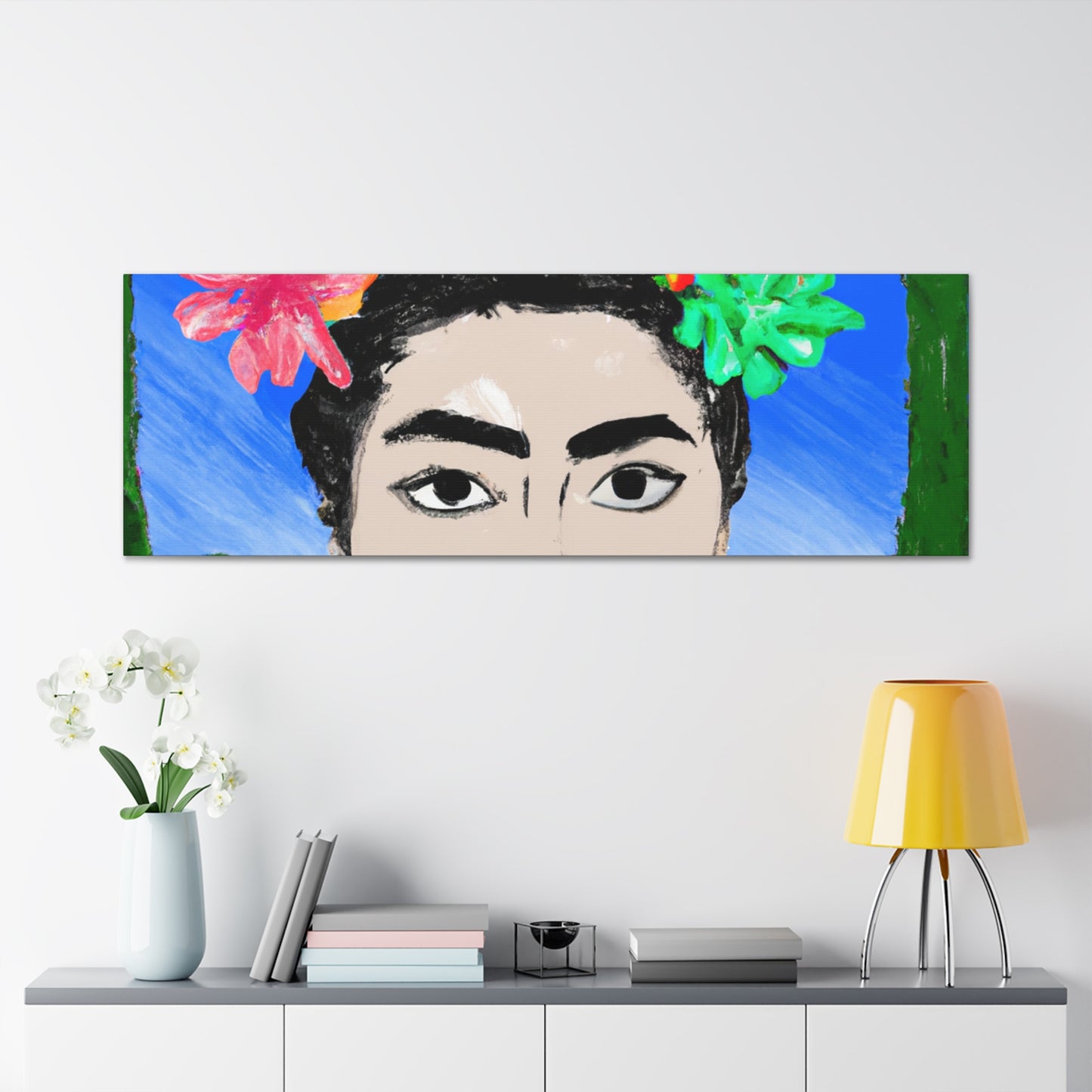 "Fiery Frida: Painting a Mexican Icon with Colorful Culture" - The Alien Canva