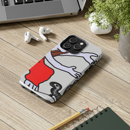 "A Blind Monk's Gentle Embrace of a Lost Dragonling" - The Alien Tough Phone Cases