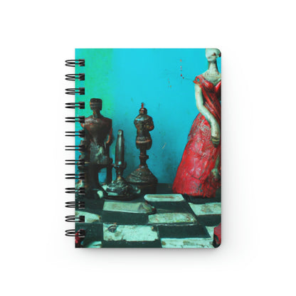 "A Forgotten Chess Set: Ready for a New Match" - The Alien Spiral Bound Journal