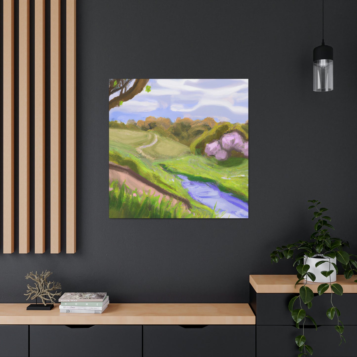 "Alive and Thriving: A Nature Painting" - Canvas