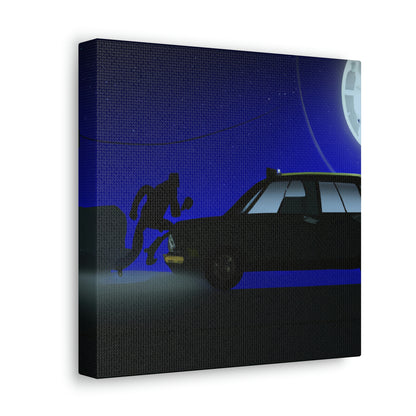 "Die Kunst des Moonlight Joyriding" - The Alien Canva