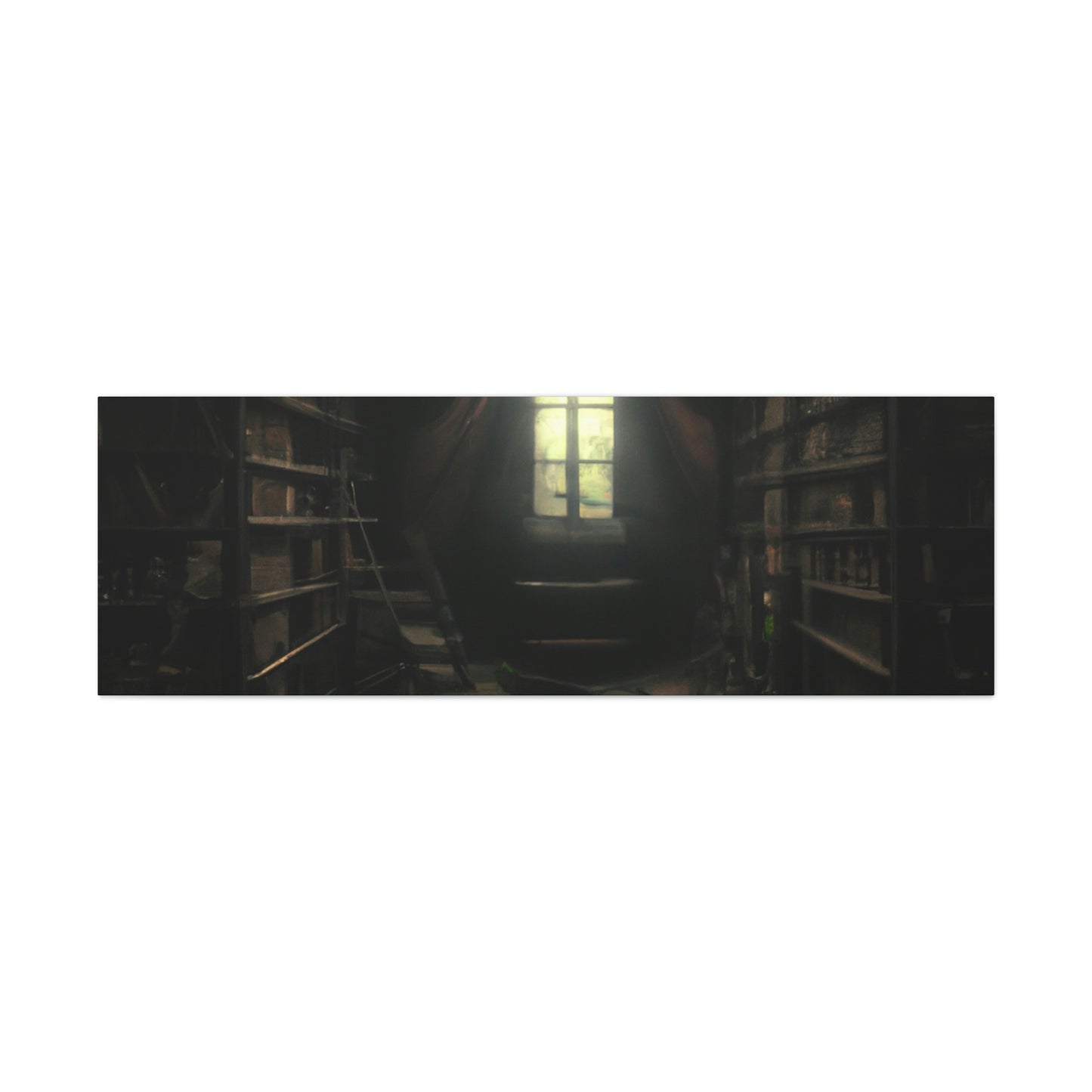 "La biblioteca secreta de las sombras" - The Alien Canva