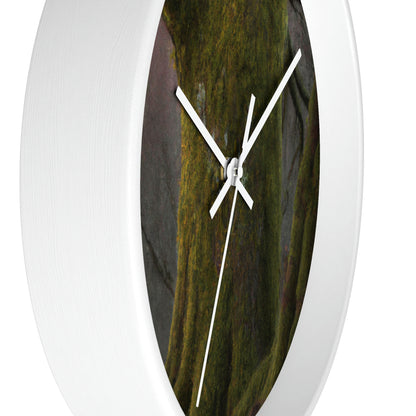 "The Mystical Mossy Oak" - The Alien Wall Clock