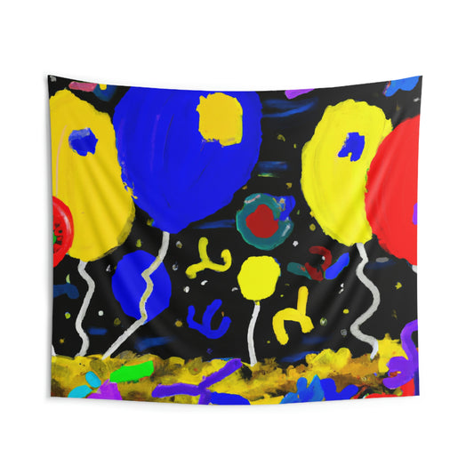 "A Starry Night Rainbow" - The Alien Wall Tapestries