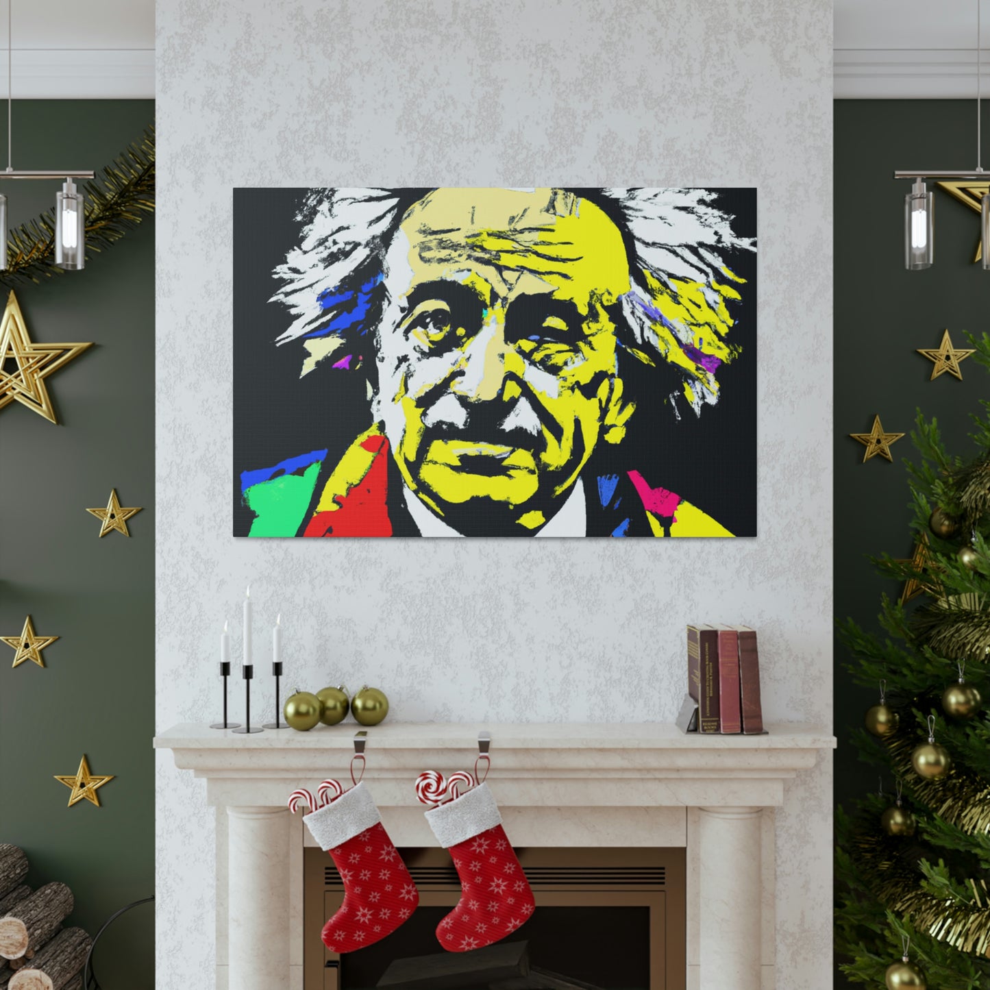 "Albert Einstein: un retrato de arte pop" - The Alien Canva