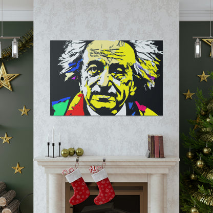 "Albert Einstein: Ein Pop-Art-Porträt" - The Alien Canva