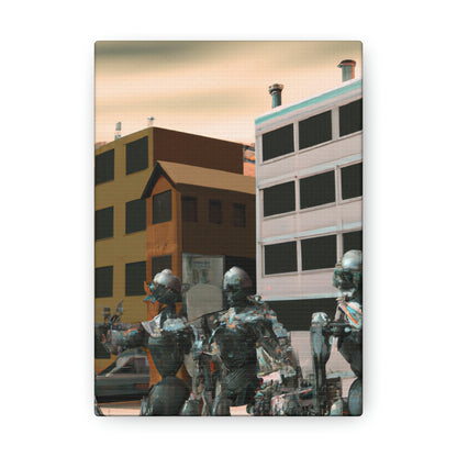 "Robot Town Takeover" - Die Alien-Canva