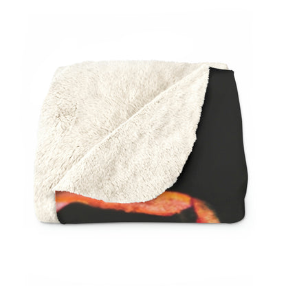 "Dancing in a Starry Shower". - The Alien Sherpa Fleece Blanket