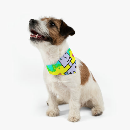 "Un pequeño milagro en un mar de flores" - The Alien Pet Bandana Collar