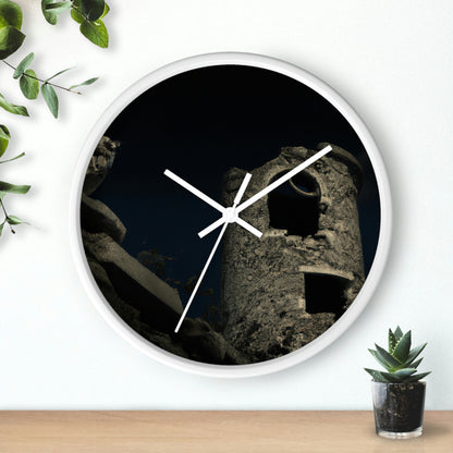 "The Lone Owl's Watchtower" - The Alien Wall Clock