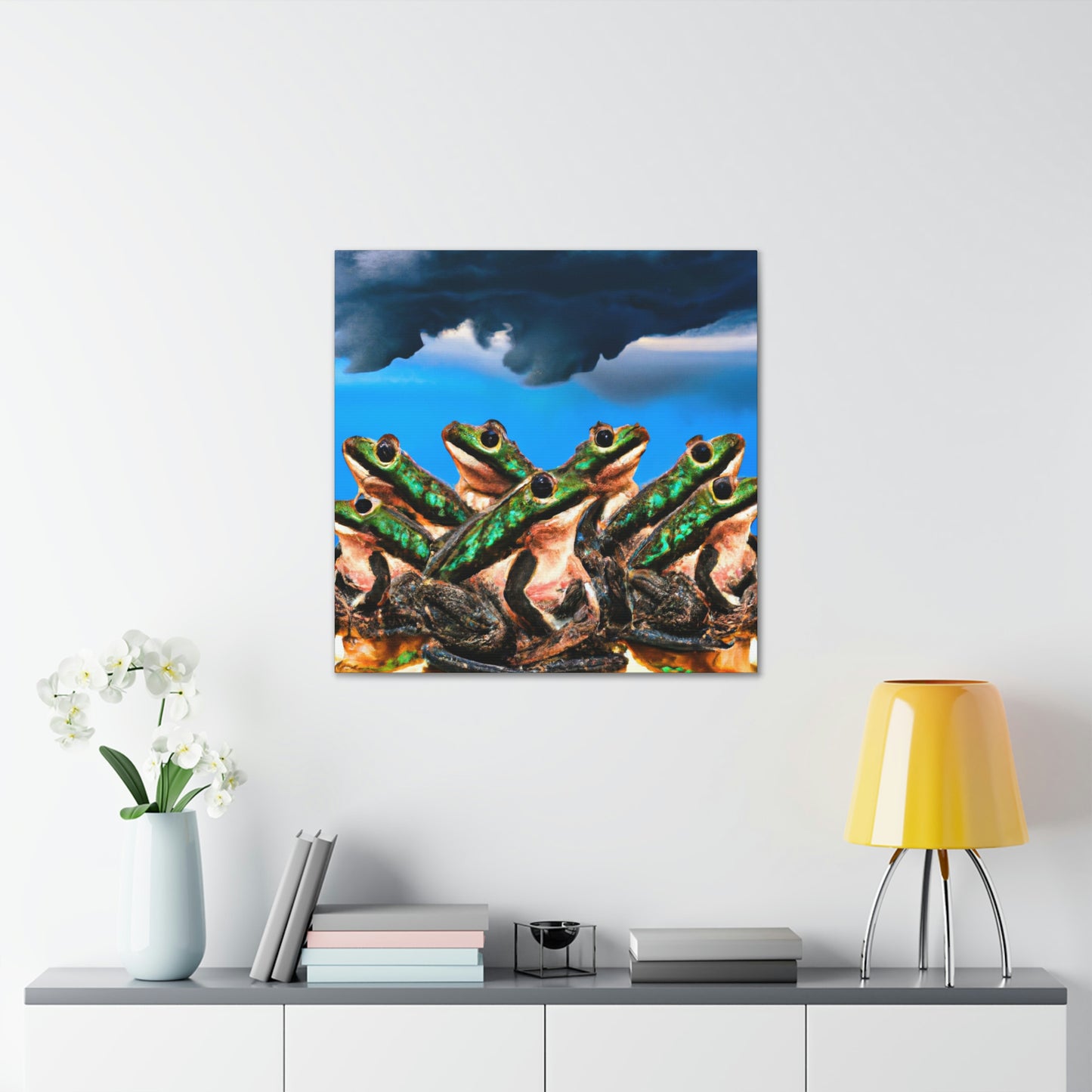 "A Frog Chorus in the Thunderstorm" - The Alien Canva