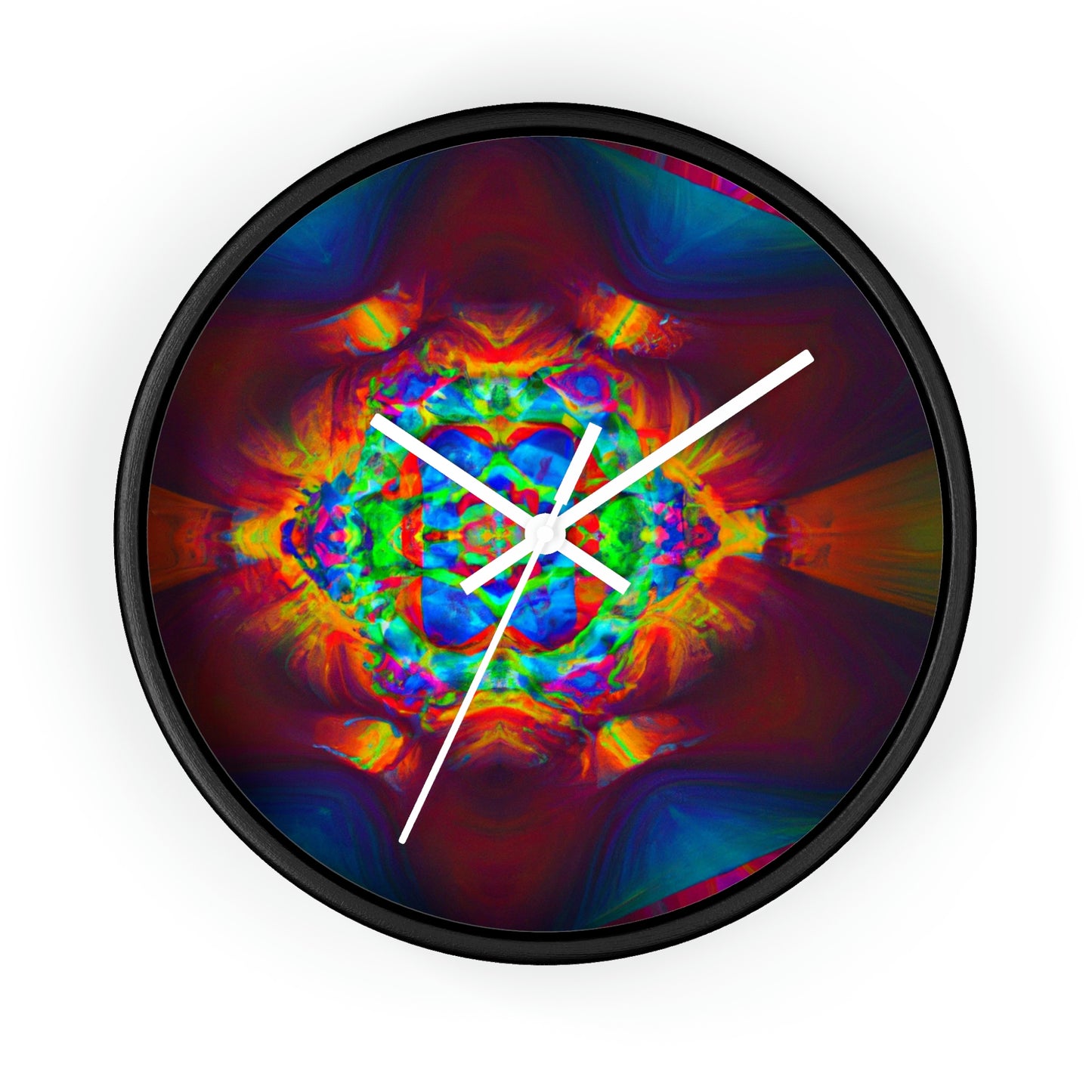 "Unendliches Kaleidoskop" - Die Alien-Wanduhr